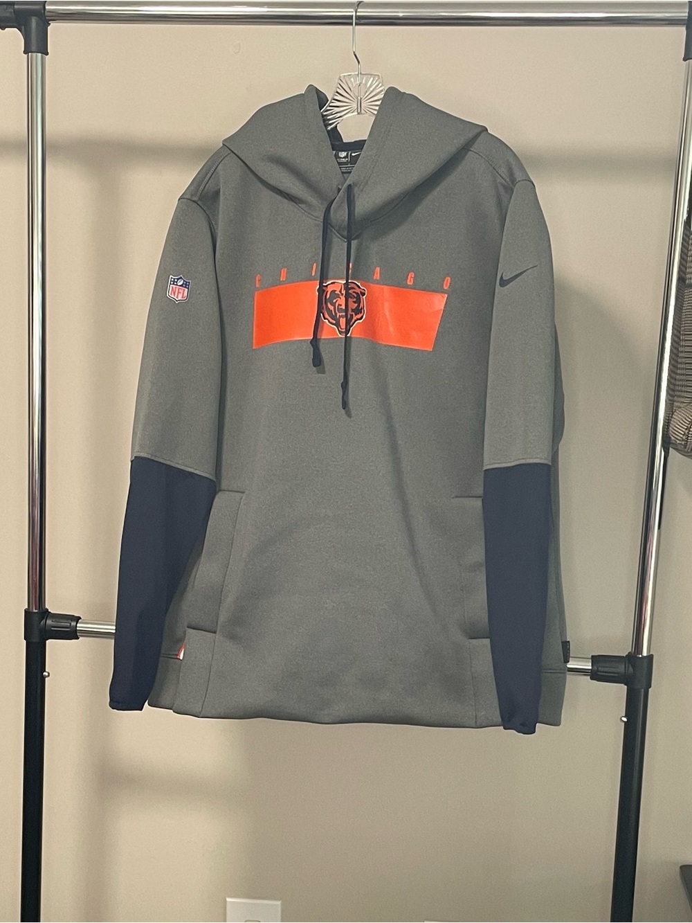 Mens Nike NFL Chicago Bears On Field Hoodie